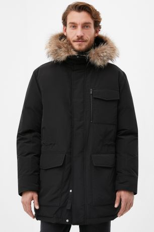 Finn-Flare пуховое пальто мужское с мехом