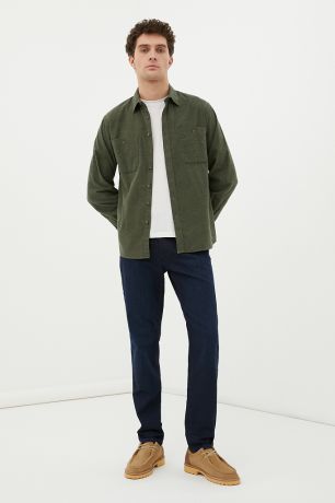 Finn-Flare классические мужские прямые джинсы straight fit