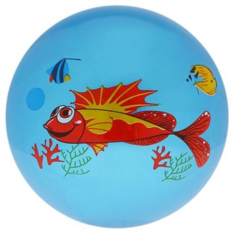 Мяч детский «Дельфинчики», d=25 см, 60 г, цвет синий