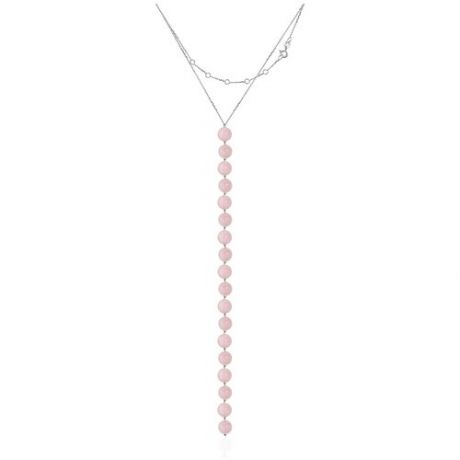 Ювелирный чокер-галстук из розового кварца 55666074 L