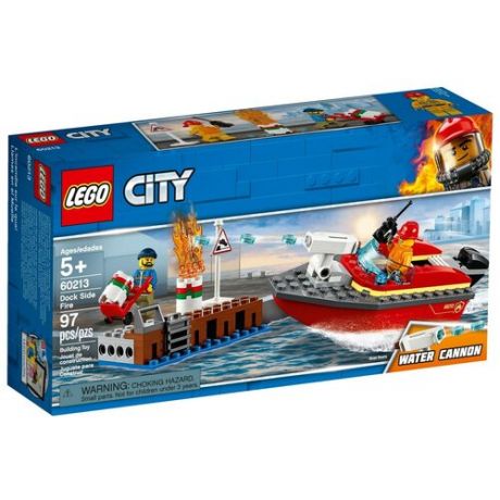LEGO City Fire Конструктор Пожар в порту, 60213