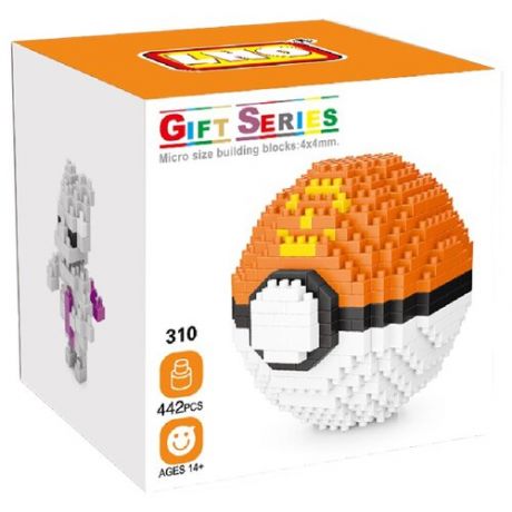 Конструктор LNO Gift Series 310 Mewtwo Pokemon Ball