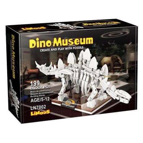 Конструктор LiNoos Dino museum LN7002 скелет Стекозавра