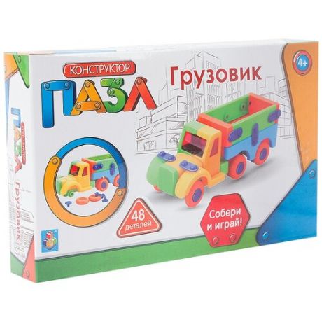 Конструктор 1 TOY Пазл Т59943 Грузовик