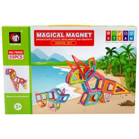 Конструктор Xinbida Magical Magnet 78002 Animal Set