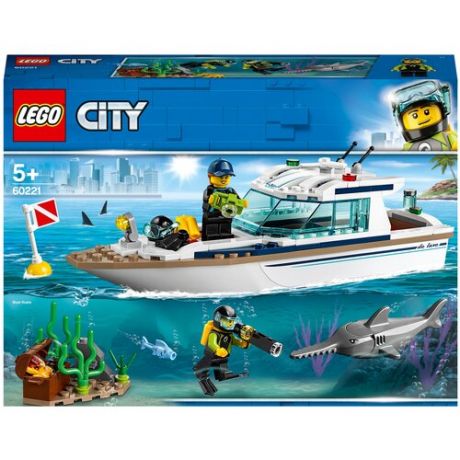 Конструктор LEGO City Great Vehicles 60221 Яхта для дайвинга