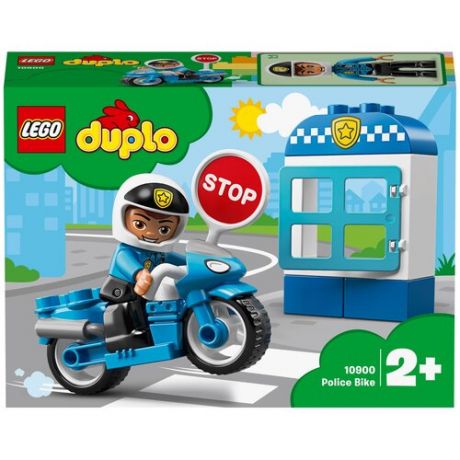 Конструктор LEGO DUPLO Town 10900 Полицейский мотоцикл