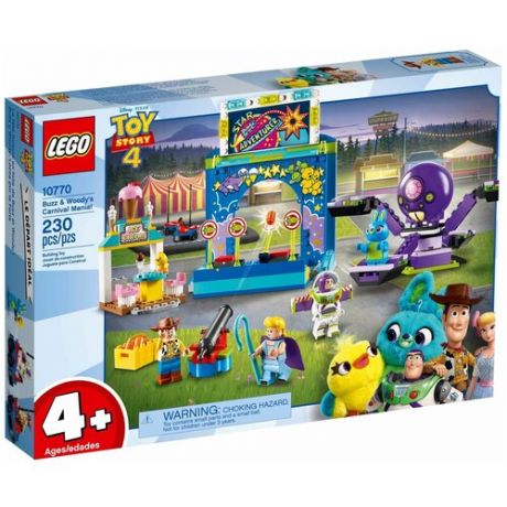 Конструктор LEGO 10770 Конструктор LEGO Toy Story 10770 Парк аттракционов Базза и Вуди