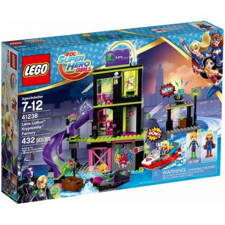 Конструктор Lego DC Super Heroes 41238 LEGO DC Super Hero Girls 41238 Фабрика Криптомитов Лены Лютор