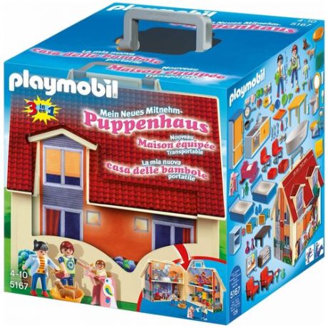 Набор с элементами конструктора Playmobil Dollhouse 5167 Мой новый кукольный домик
