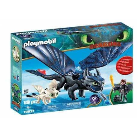 Конструктор Playmobil Playmobil Dragons 70037 Иккинг и Беззубик