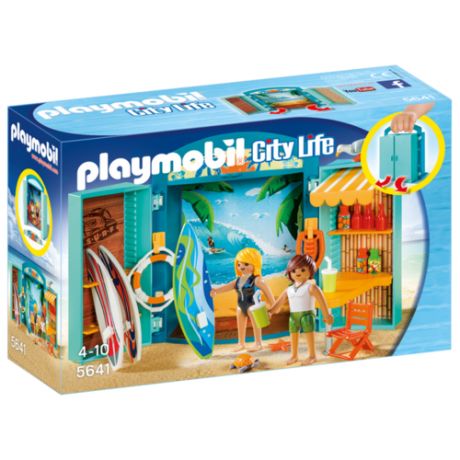 Игровой бокс Playmobil Магазин для серфингистов 5641