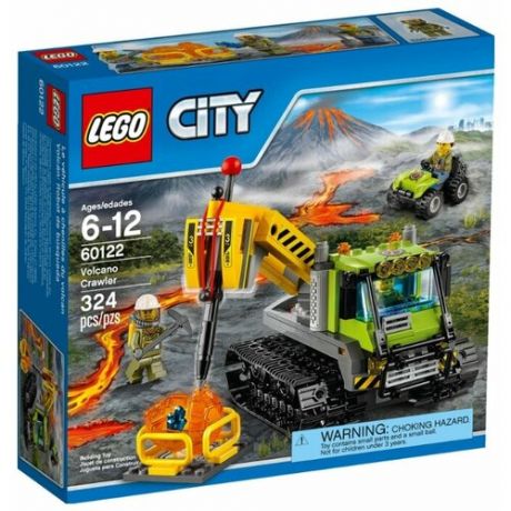 Конструктор LEGO City 60122 Гусеничный трактор исследователей вулканов