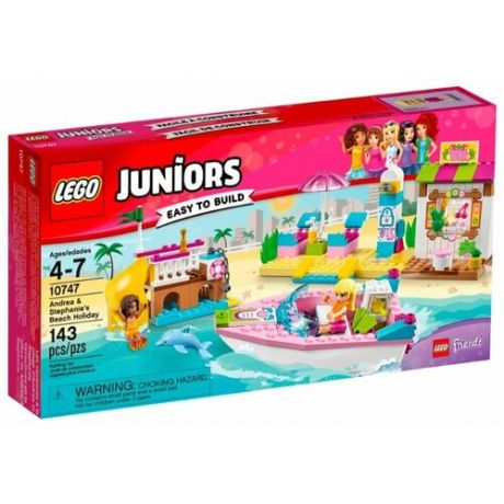 Конструктор LEGO Juniors 10747 Отпуск на пляже с Андреа и Стефани