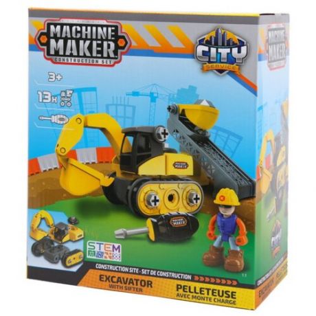 Конструктор Machine Maker Junior Builder 40023 Экскаватор/подъемник