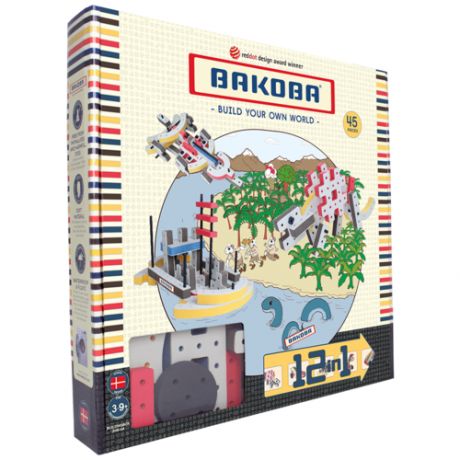 Конструктор Bakoba Box set 4 Дино