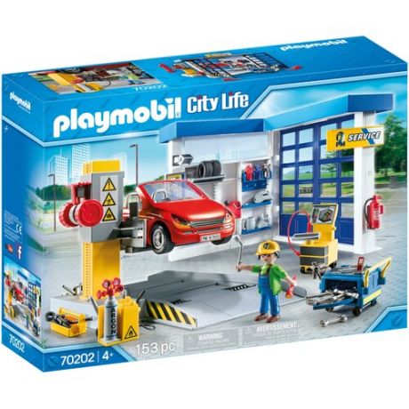 Набор с элементами конструктора Playmobil City Life 70202 Автомастерская