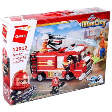 Конструктор Qman Mine City 12012 Пожарные Машина