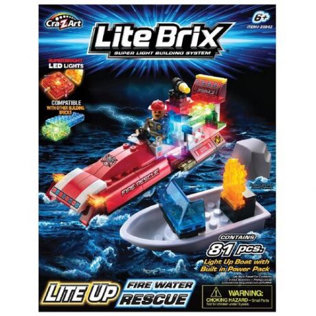 Конструктор Cra-Z-Art Lite Brix 35843 Спасатели на воде