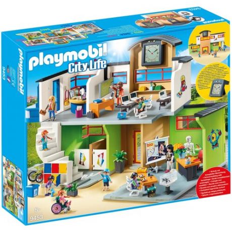 Набор с элементами конструктора Playmobil City Life 9453 Меблированное Здание Школы