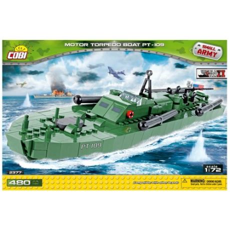 Конструктор Cobi Small Army World War II 2377 Торпедный катер PT-109