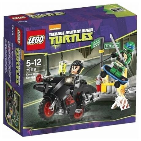 Lego Конструктор LEGO Teenage Mutant Ninja Turtles 79118 Побег Караи на мотоцикле