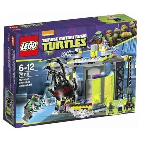 Lego Конструктор LEGO Teenage Mutant Ninja Turtles 79119 Комната мутации