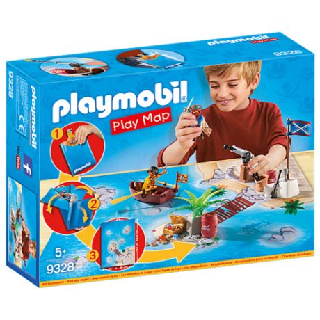 Конструктор Playmobil "Игровая карта. Приключения пиратов"