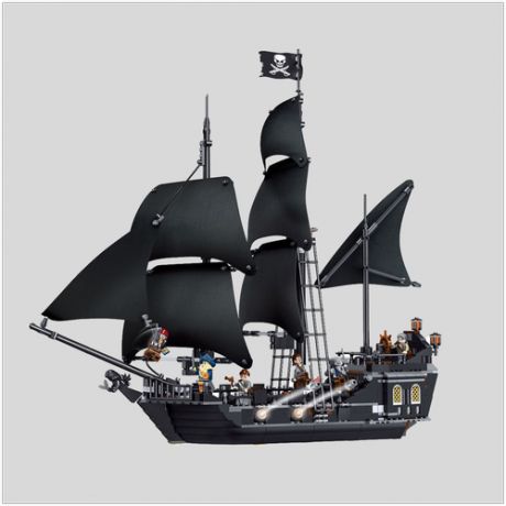 Конструктор "Пираты Карибского Моря: Черная жемчужина", 875 деталей, Panawealth international.