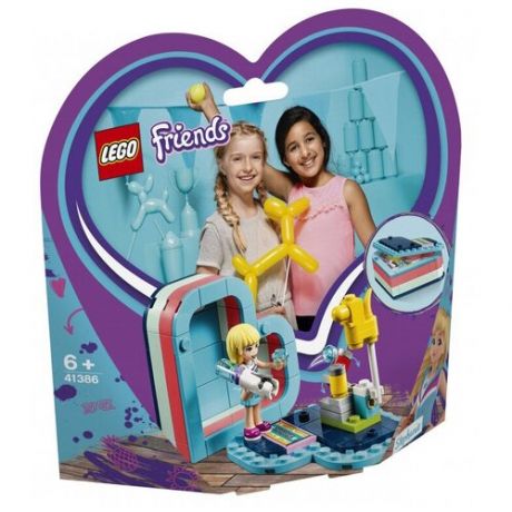 LEGO Friends Конструктор Летняя шкатулка-сердечко для Стефани, 41386