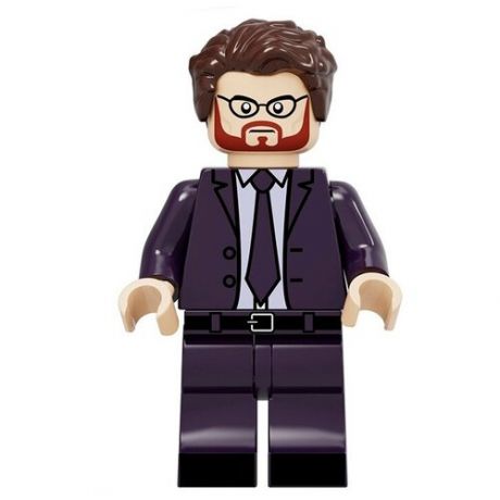 Фигурка Профессора из сериала "Бумажный дом" совместимая с Lego (La casa de Pape)