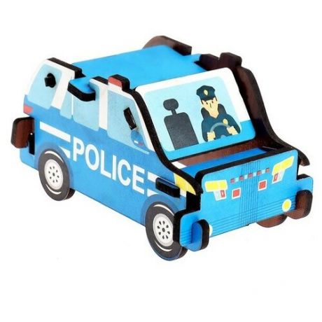 3D пазл-конструктор «Полицейская машина