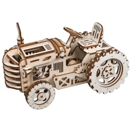 Деревянный конструктор 3D - Трактор (LK401)
