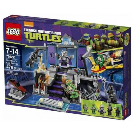 Lego Конструктор LEGO 79122 Teenage Mutant Ninja Turtles Спасение из логова Шреддера