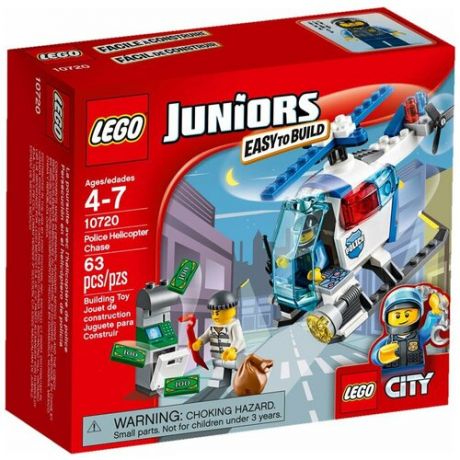 Конструктор LEGO Juniors 10720 Погоня на полицейском вертолете