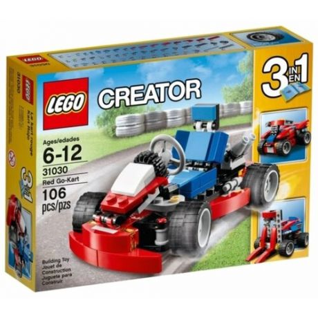 Lego Конструктор LEGO Creator 31030 Красный гоночный карт