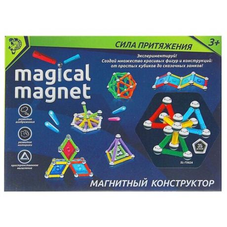 Конструктор Zabiaka Magical Magnet 1387370-35 Необычные фигуры