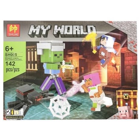 Конструктор Minecraft - Нижний мир: Поединок (142 детали)