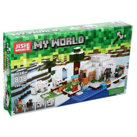 Конструктор Jisi bricks (Decool) My World 838 Ледяной дом