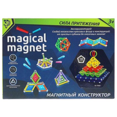 Конструктор Zabiaka Magical Magnet 1387364-108 Необычные фигуры
