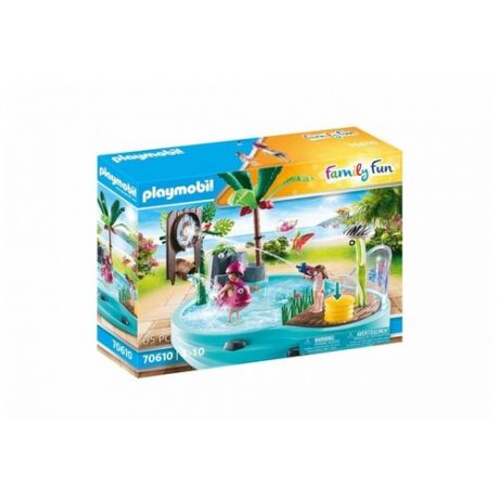 Конструктор Playmobil «Бассейн с водяной пушкой» PM70610