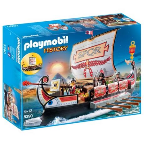 Набор с элементами конструктора Playmobil History 5390 Римская галера