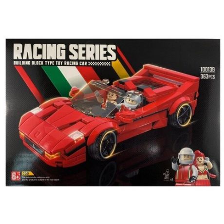 Пластиковый конструктор "Зеленая машина Racing Series", 368 деталей