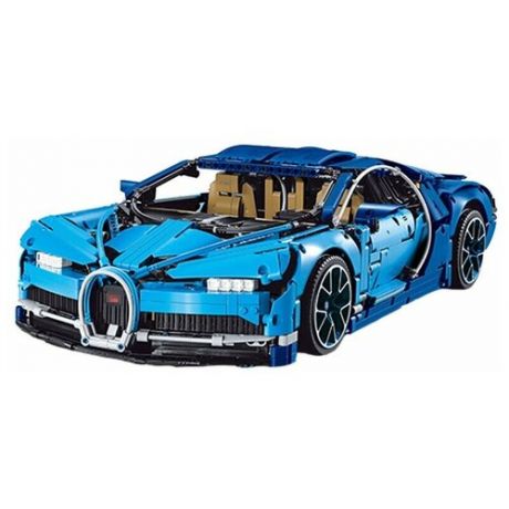 Конструктор Техник Bugatti Chiron SUPERCAR 90088 / 90056 / 180103 / 88812 4031 деталь" синий