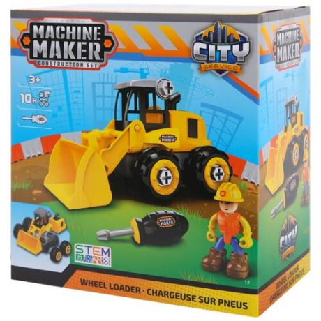 Конструктор Machine Maker Junior Builder 40014 Wheel Loader Колесный погрузчик