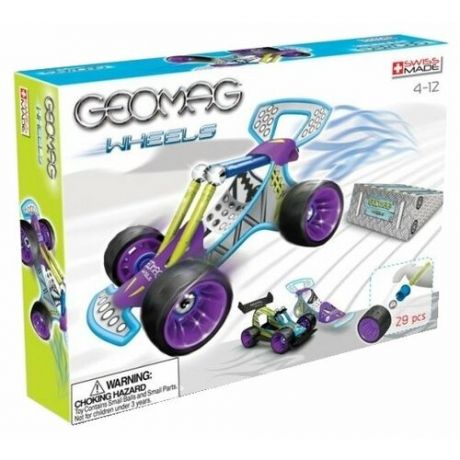 Магнитный конструктор Geomag 702 Wheel Race 2 - 29 деталей