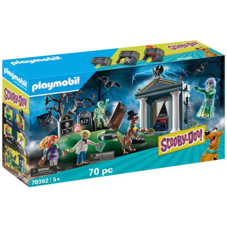 Набор с элементами конструктора Playmobil SCOOBY-DOO! 70362 Приключение на кладбище