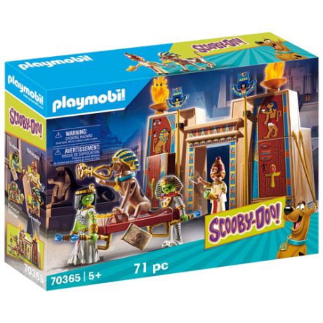 Набор с элементами конструктора Playmobil SCOOBY-DOO! 70365 Приключения в Египте