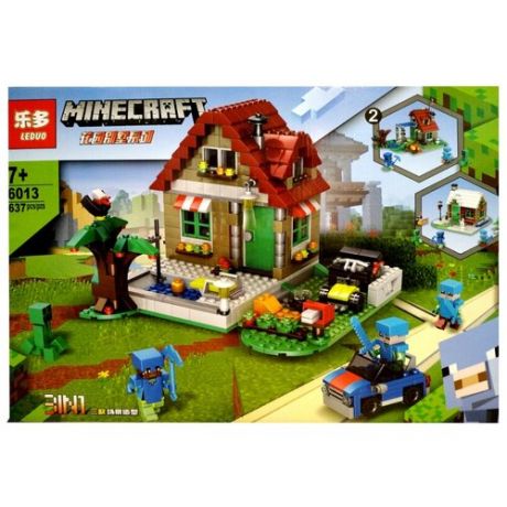 Конструктор пластиковый Minecraft LB6013 637 деталей