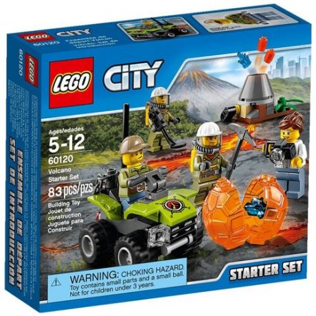 LEGO City 60120 Набор для начинающих исследователей вулканов